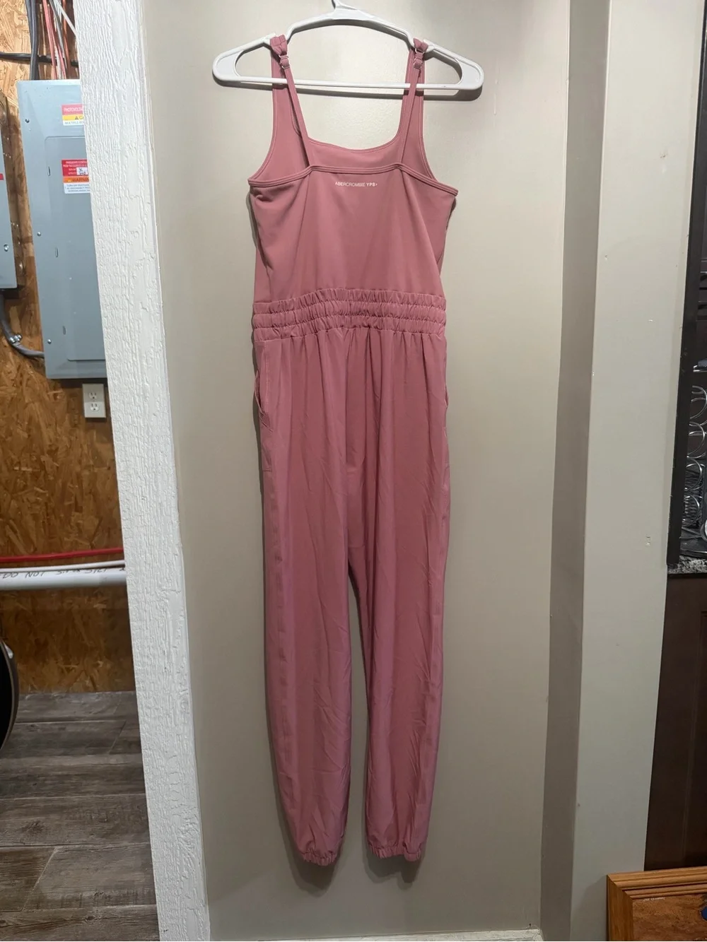 abercrombie kids Dusty Rose Sleeveless One-Piece Jumpsuit